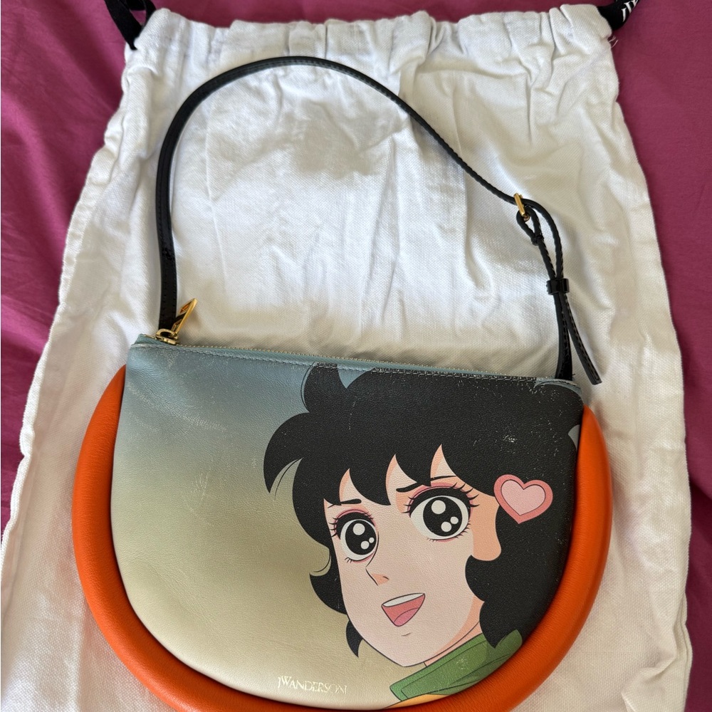 JW Anderson Anime Shoulder Bag - Orange and Black